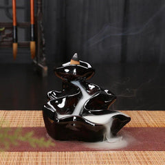 Creative Home Decor Backflow Stick Incense Burner Ceramic Censer Home Decoration Use In Home Teahouse - Buddha bead​