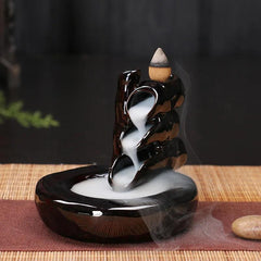 Creative Home Decor Backflow Stick Incense Burner Ceramic Censer Home Decoration Use In Home Teahouse - Buddha bead​
