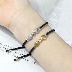 Lucky Red String Bracelet Fashion Double Koi Fish Charm Handmade Bangles Friendship Couple Jewelry Gift Braided Rope Bracelets - Buddha bead​