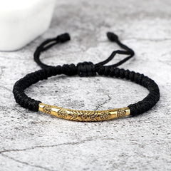 Classic Long Tube Charms Bracelets Women Men Lucky Red String Thread Rope Handmade Braided Bracelet Friendship Fashion Jewelry - Buddha bead​
