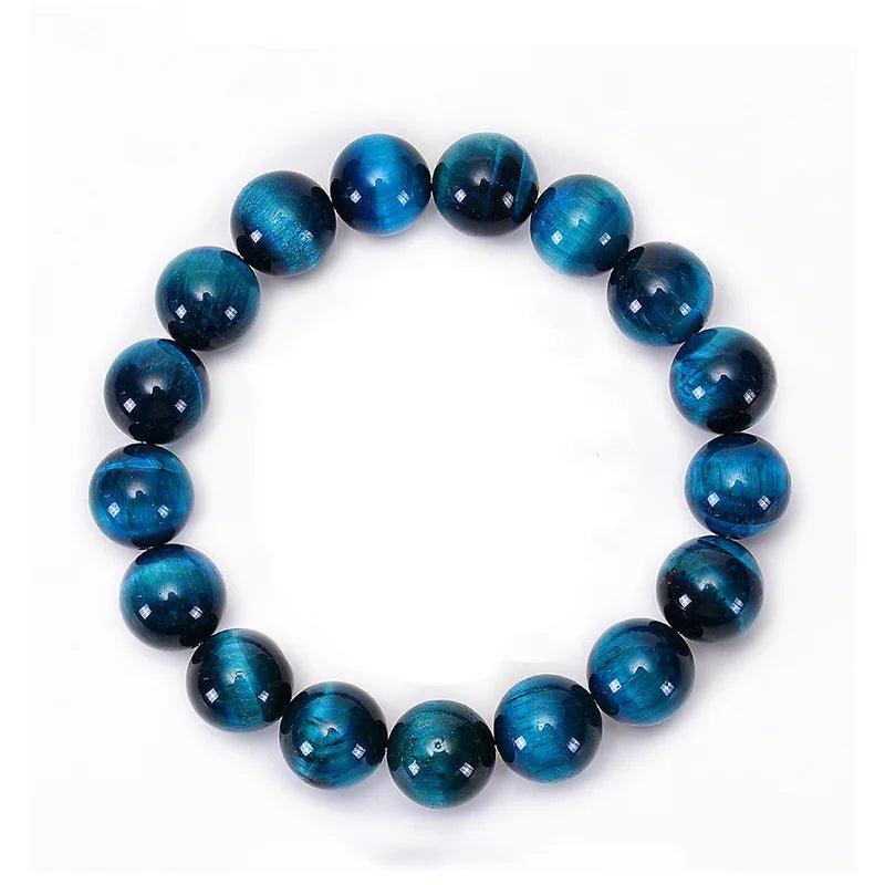 New Hot Selling Special Natural Stone Sky Blue Tiger Eye Stone Bracelet for men and women manufacturers direct wholesale - Buddha bead​