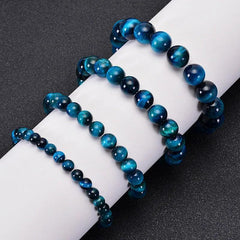 New Hot Selling Special Natural Stone Sky Blue Tiger Eye Stone Bracelet for men and women manufacturers direct wholesale - Buddha bead​