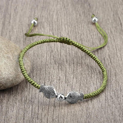 Lucky Red String Bracelet Fashion Double Koi Fish Charm Handmade Bangles Friendship Couple Jewelry Gift Braided Rope Bracelets - Buddha bead​