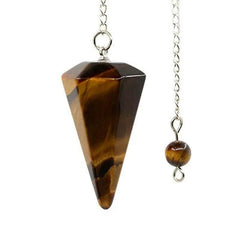 Natural Stone Quartz Agates Pendant Reiki Healing Cone Amethyst Charm Pendulum Pendants For Divination Dowsing Reiki Crystals - Buddha bead​