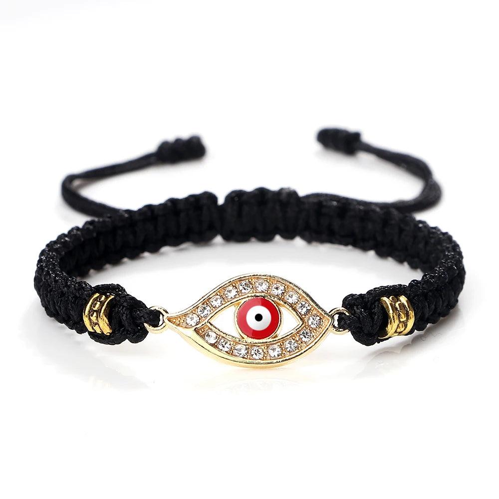 Handmade Turkish Evil Eye Bracelets For Women Men Braided Red Rope Lucky Bracelets Fashion Couple Bracelets Friendship Jewelry - Buddha bead​