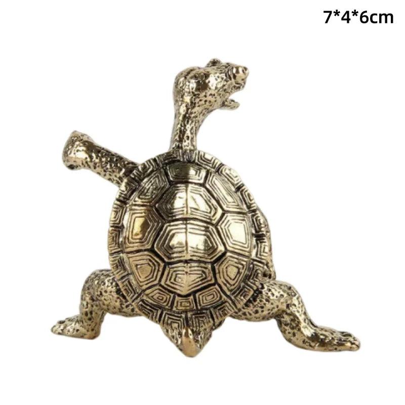 Antique Brass Meditation Zen Frog Statue Ornament Copper Animal Sculpture Incense Burner Home Desk Decorations Tea Pet - Buddha bead​