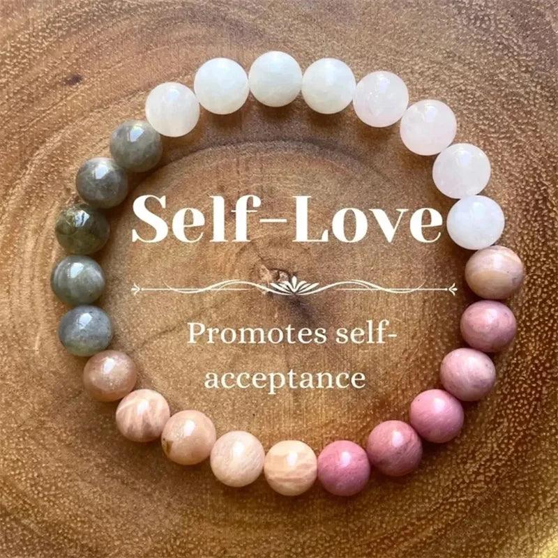 pink Amethyst Bracelet cubic self love braclet couple love gifts beautiful jewelry real natural stone beaded bangles handmade - Buddha bead​