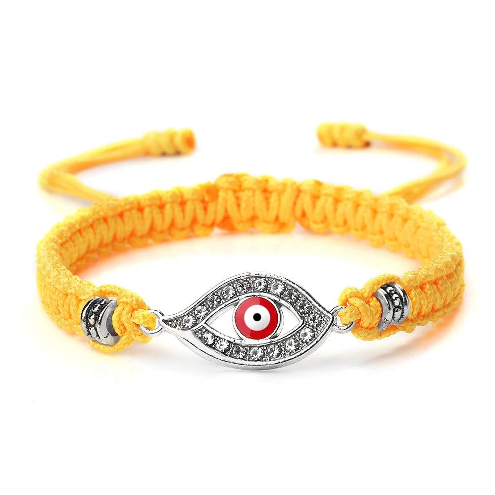 Handmade Turkish Evil Eye Bracelets For Women Men Braided Red Rope Lucky Bracelets Fashion Couple Bracelets Friendship Jewelry - Buddha bead​