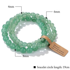Pink Zebra Beads Bracelet Women 4 6 8mm Natural Stone Turquoises Agates Tiger Eye Quartz Beaded Bracelets Set Men Friend Jewelry - Buddha bead​