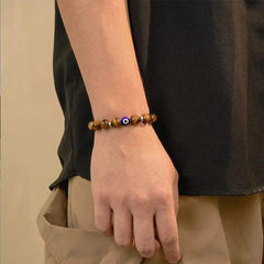 Black Tourmaline, Hematite, Rose Quartz & Lepidolite Bracelet/Healing, Depression, Anxiety, Protection, Empath Bracelet - Buddha bead​