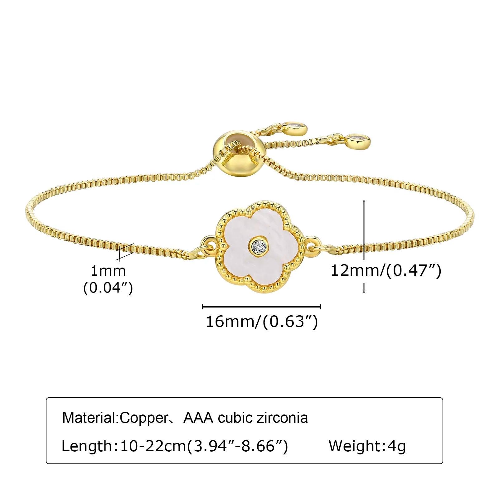 Statement Stainless Steel Chain Bracelet for Women, Vantage 18k Gold Plated Elegant Jewerlry - Buddha bead​