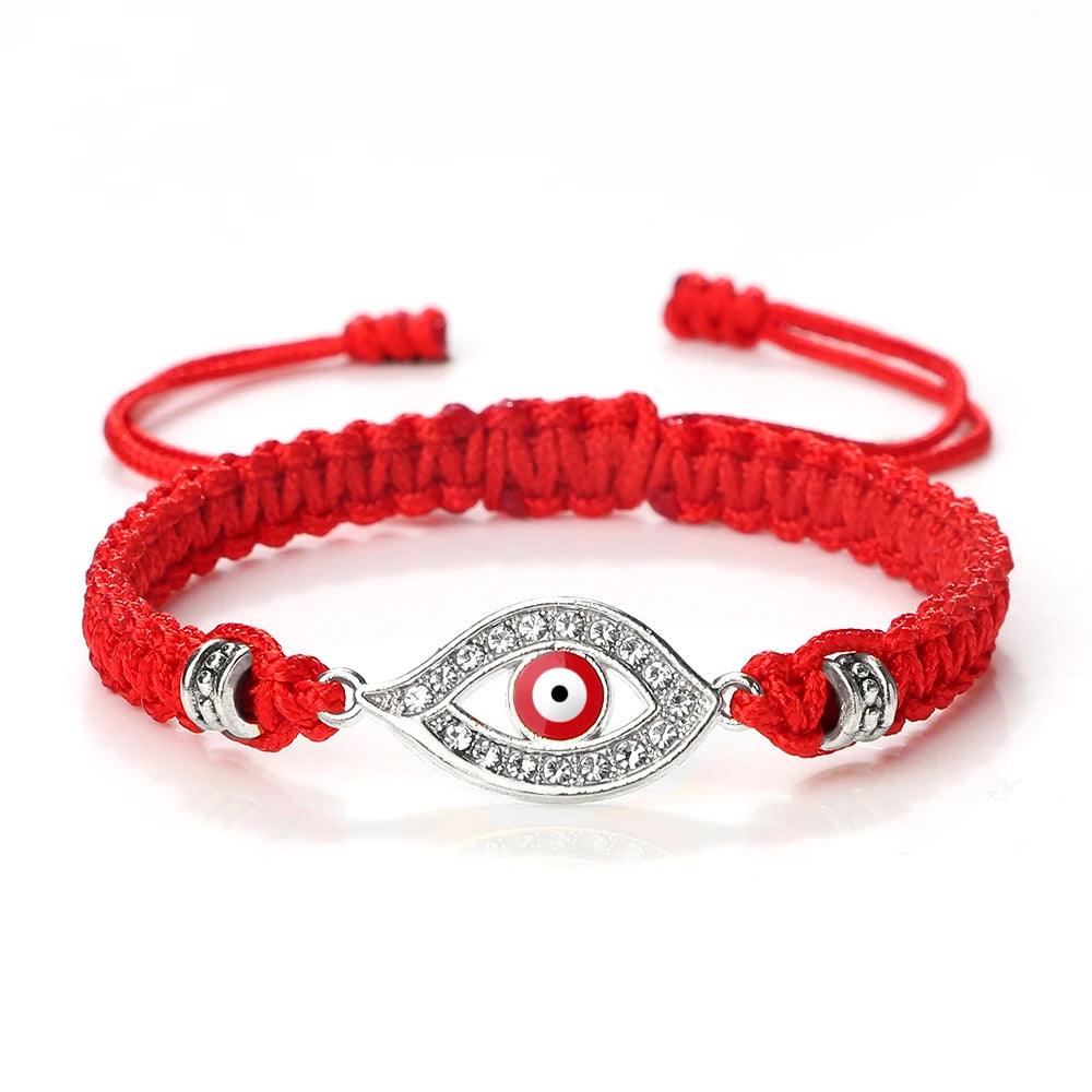 Handmade Turkish Evil Eye Bracelets For Women Men Braided Red Rope Lucky Bracelets Fashion Couple Bracelets Friendship Jewelry - Buddha bead​