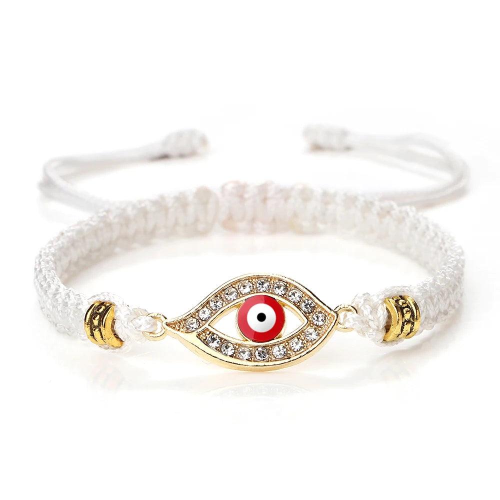 Handmade Turkish Evil Eye Bracelets For Women Men Braided Red Rope Lucky Bracelets Fashion Couple Bracelets Friendship Jewelry - Buddha bead​