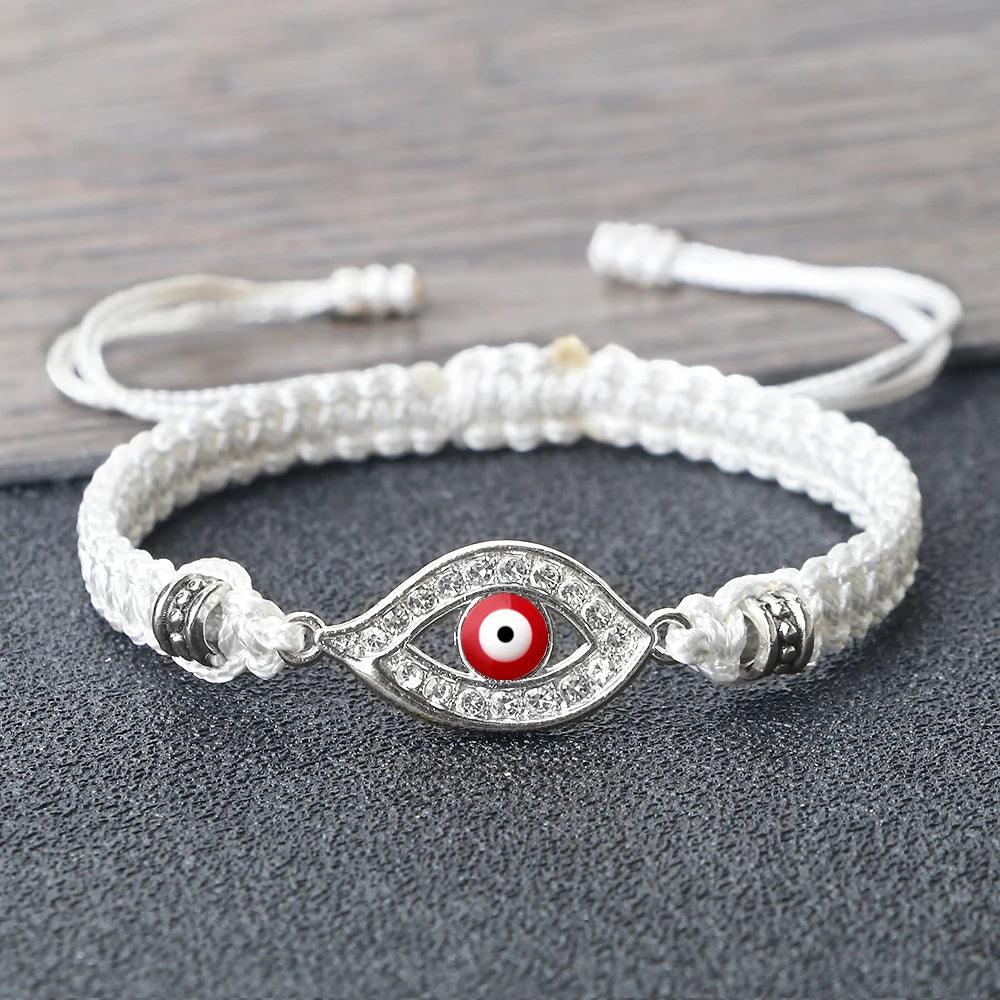 Handmade Turkish Evil Eye Bracelets For Women Men Braided Red Rope Lucky Bracelets Fashion Couple Bracelets Friendship Jewelry - Buddha bead​